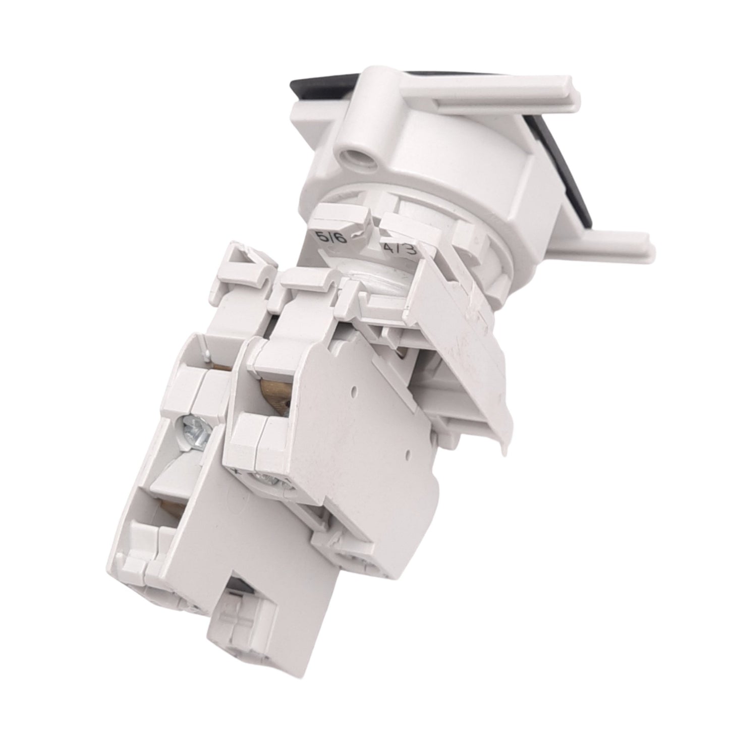 New – Open box EAO 44-747.65 Green Illuminated Maintained Pushbutton, 22mm, 1NO 1NC, 24V Lamp