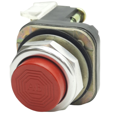 Used Allen Bradley 800T-B6D4 Red Momentary Push Button ø30mm, 1NCLB, 600V 10A