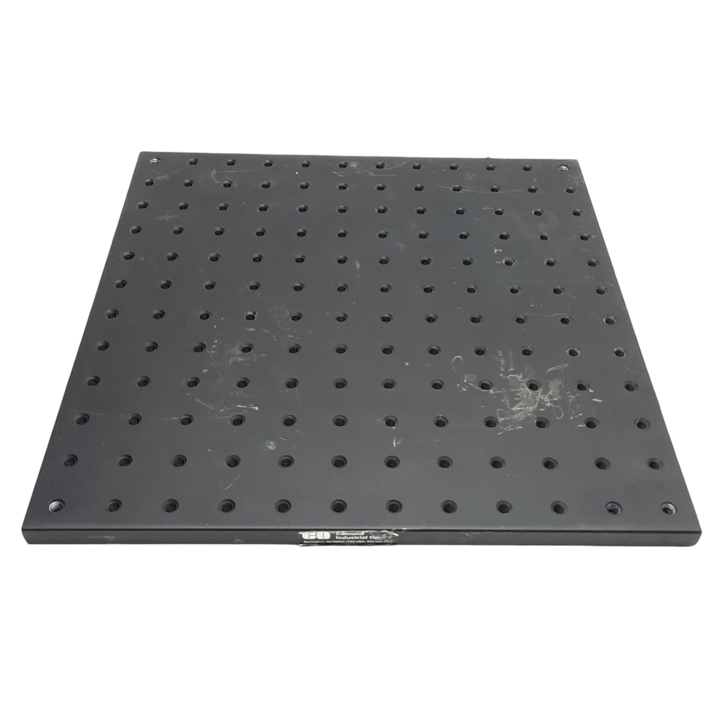 Used Edmund Optics 53-830 Benchplate Optical Breadboard, 12in x 12in, 1/4in-20 Tap