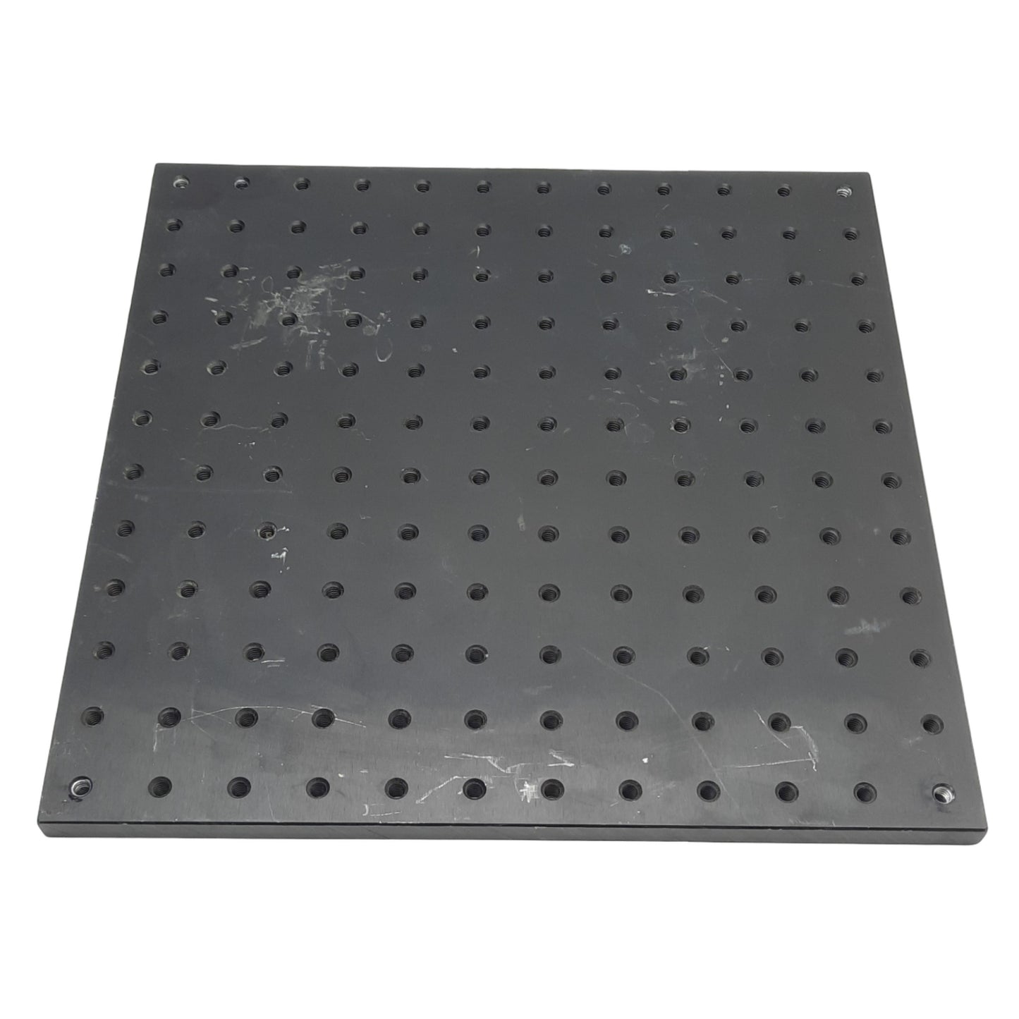 Used Edmund Optics 53-830 Benchplate Optical Breadboard, 12in x 12in, 1/4in-20 Tap