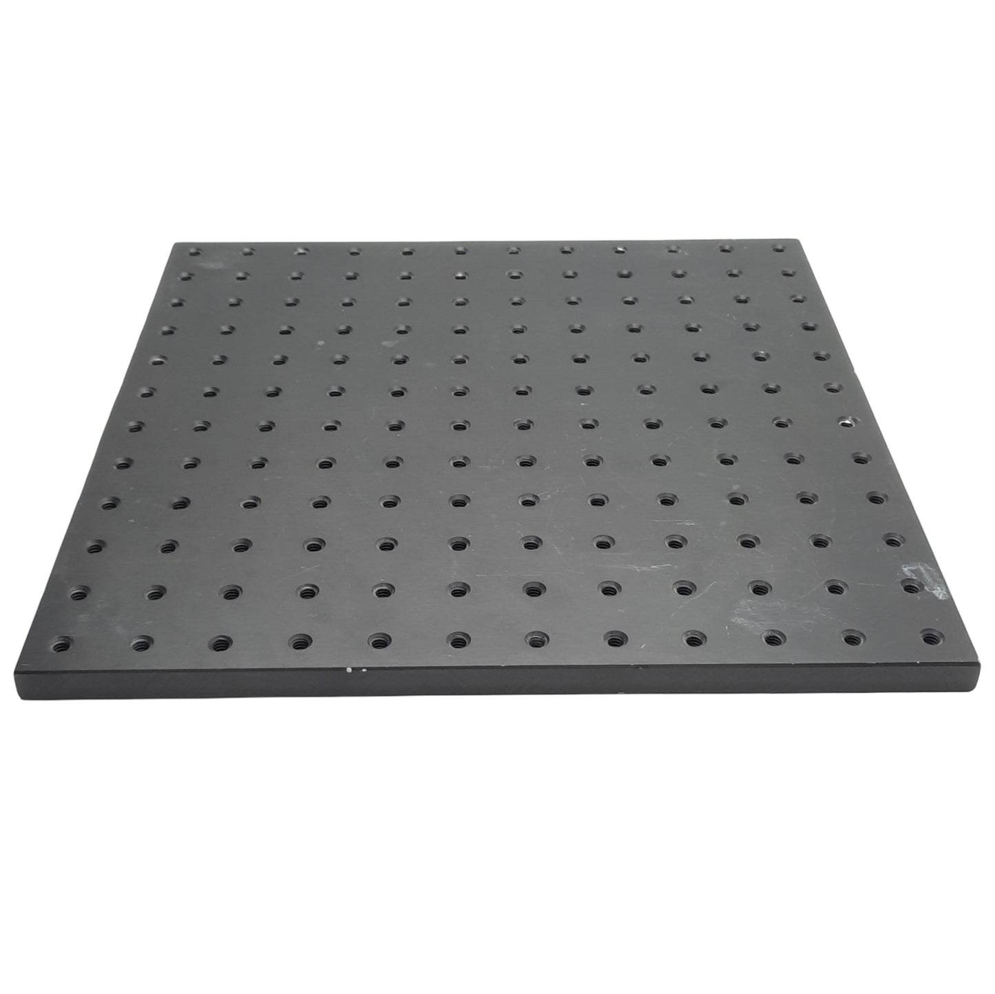 Used Edmund Optics 53-830 Benchplate Optical Breadboard, 12in x 12in, 1/4in-20 Tap