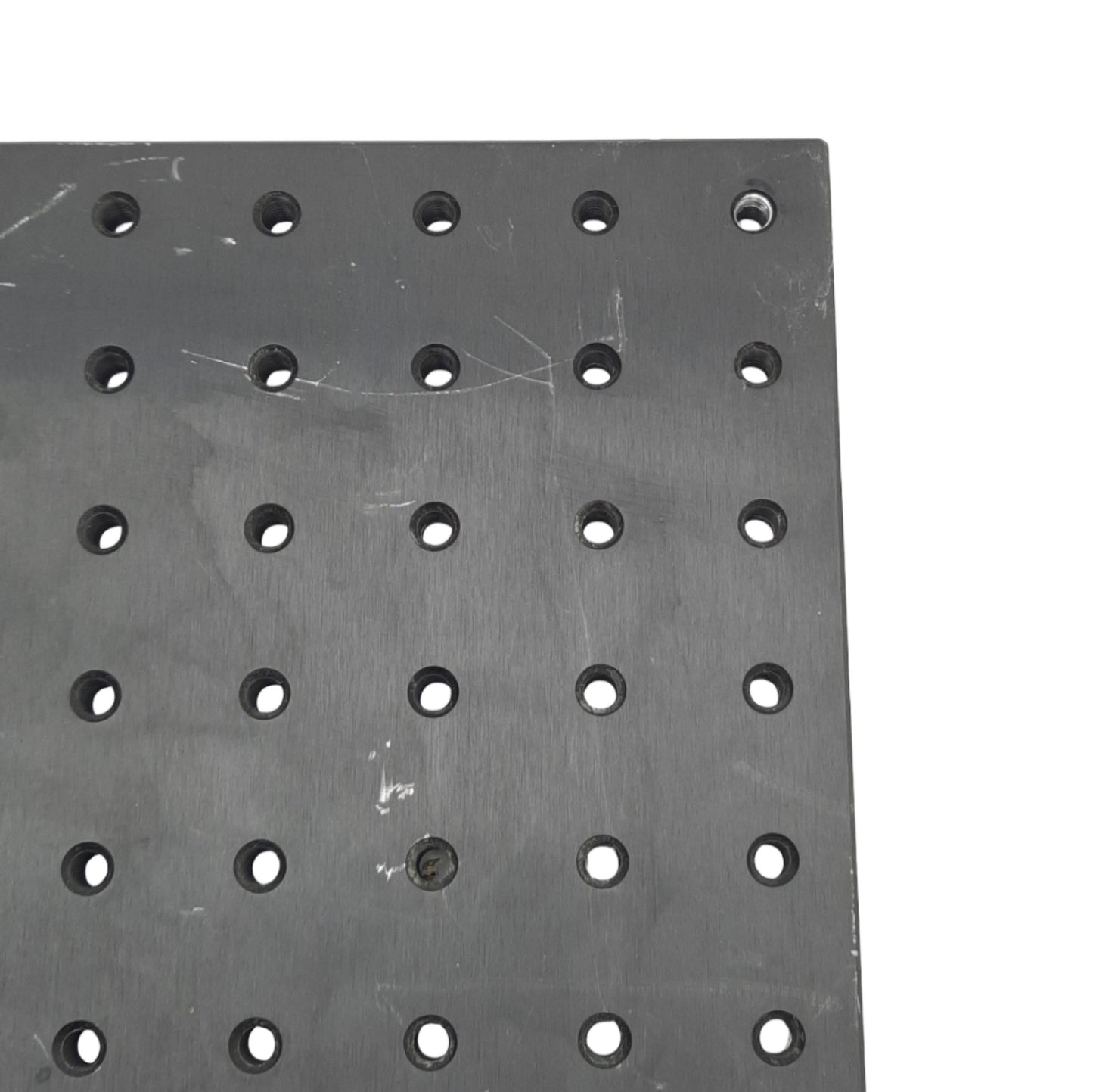 Used Edmund Optics 53-830 Benchplate Optical Breadboard, 12in x 12in, 1/4in-20 Tap