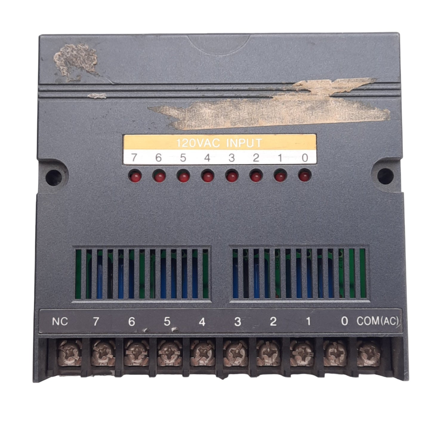 Used Square D 8005-AN-108 SY/MAX PLC Input Module, 8-Function, 120VAC, 40mA