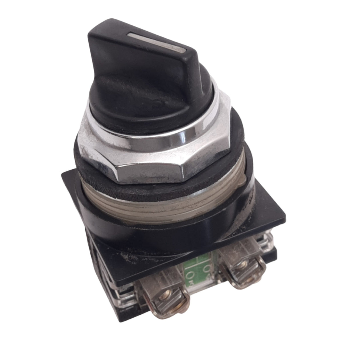 Used General Electric CR104PSG21B Selector Switch, 2-Position Maintained, 30.5mm, 1NO