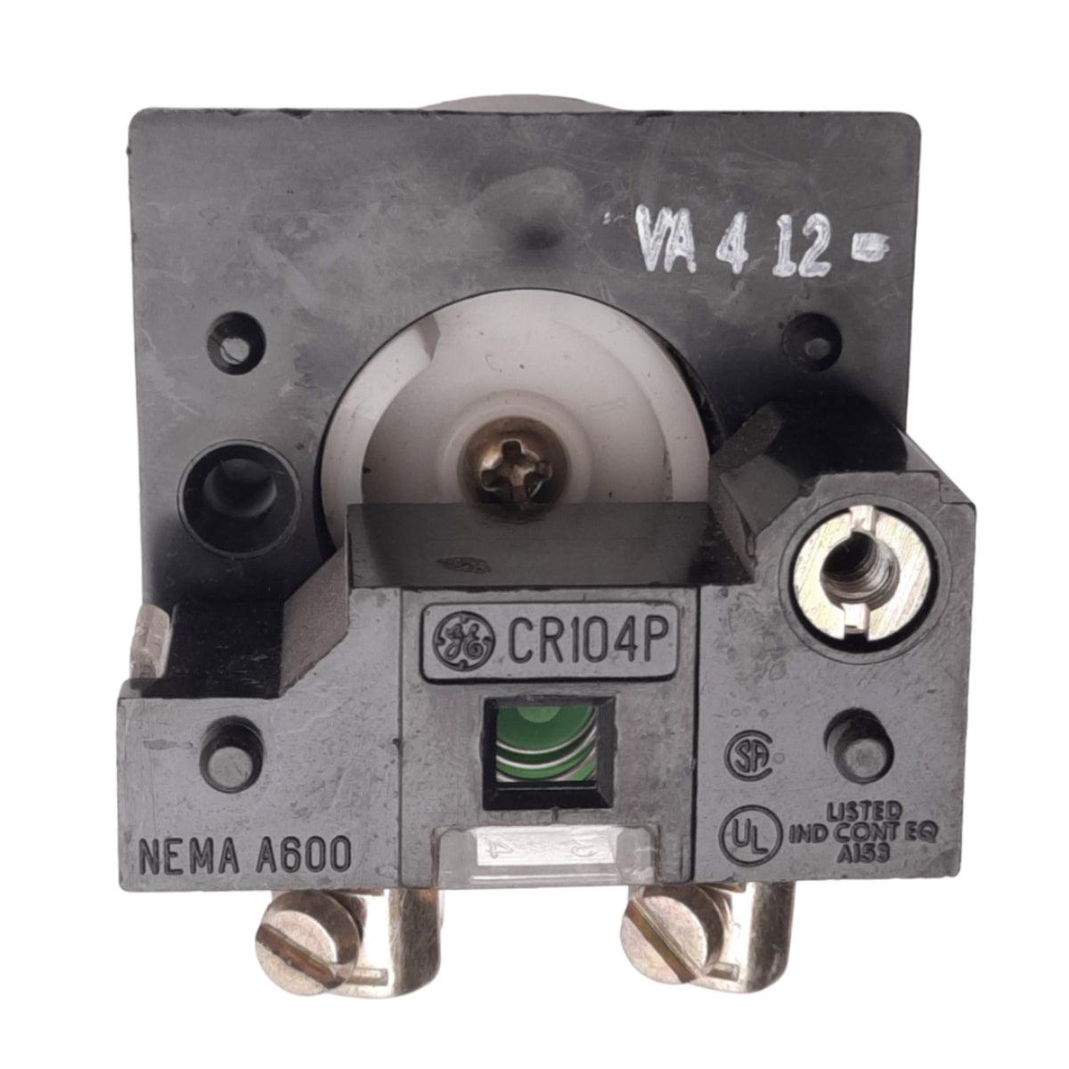 Used General Electric CR104PSG21B Selector Switch, 2-Position Maintained, 30.5mm, 1NO