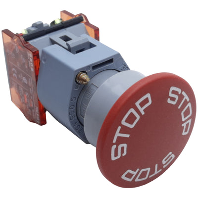 Used EAO 704.910.4 Emergency Stop Push-Twist to Release Button 2NC, ø40mm, 10A 500VAC