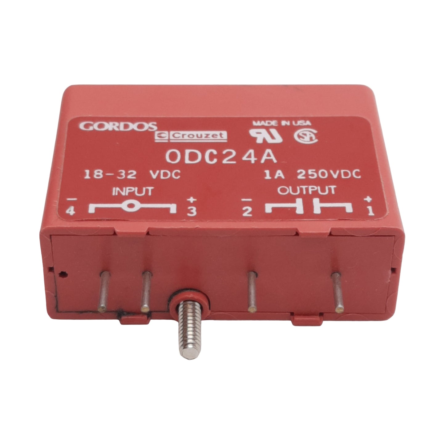New Gordos ODC24A DC Output Module, 18-32VDC In, 1A 250VDC Out, 4-Pin Plug-In