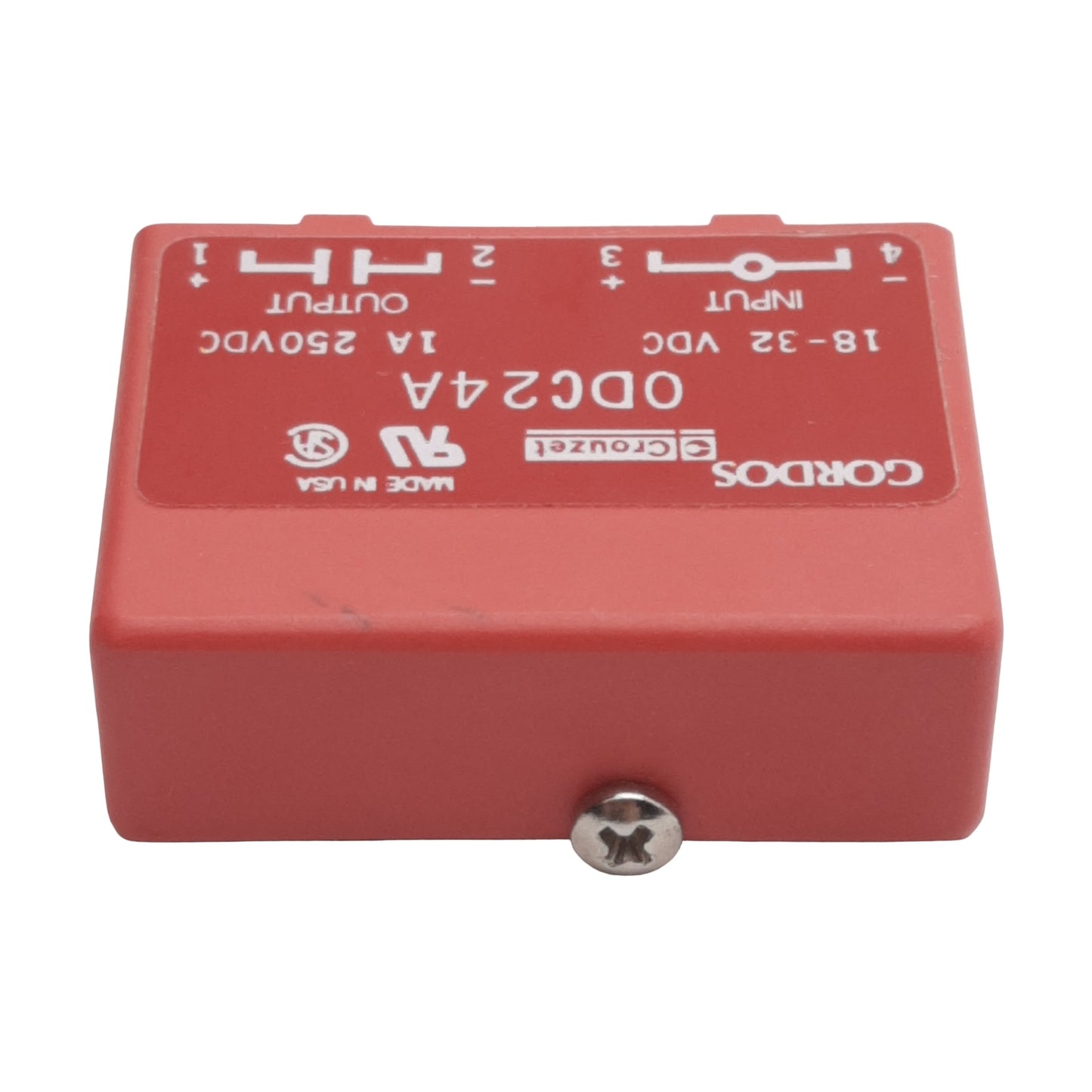 New Gordos ODC24A DC Output Module, 18-32VDC In, 1A 250VDC Out, 4-Pin Plug-In