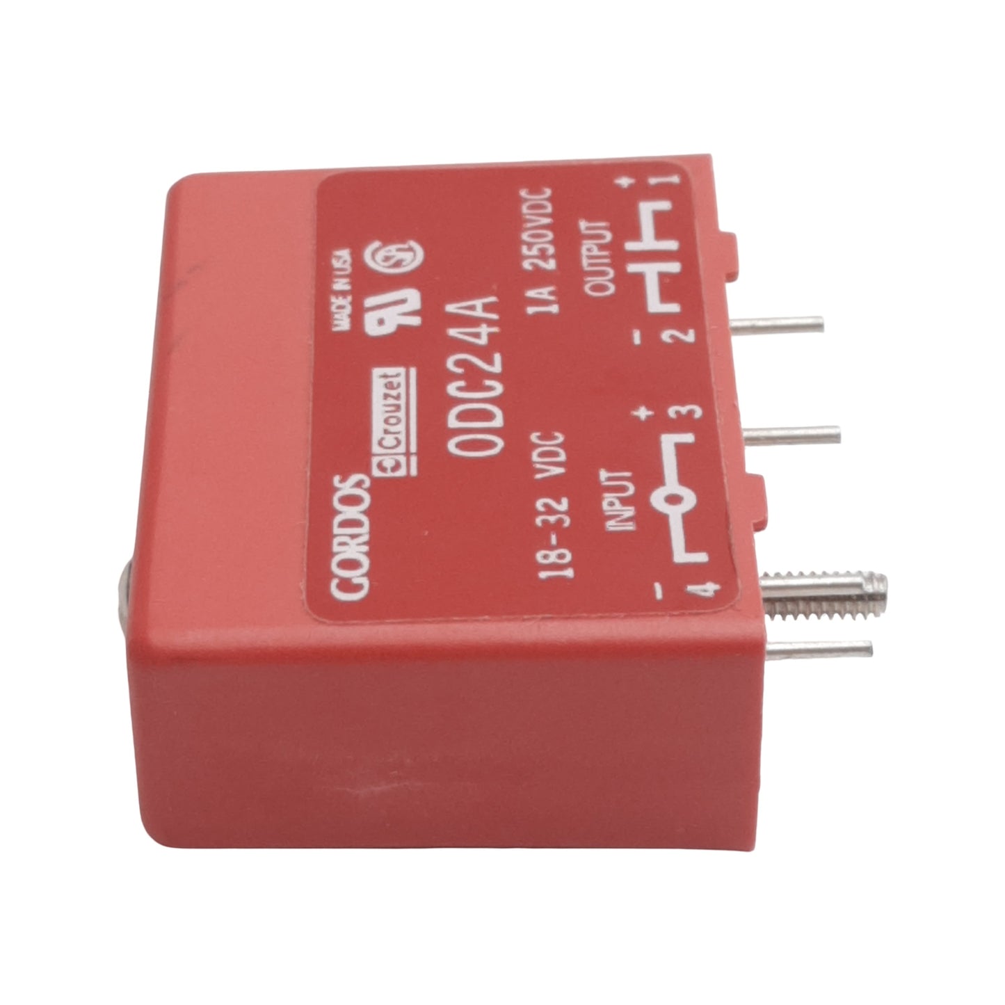 New Gordos ODC24A DC Output Module, 18-32VDC In, 1A 250VDC Out, 4-Pin Plug-In