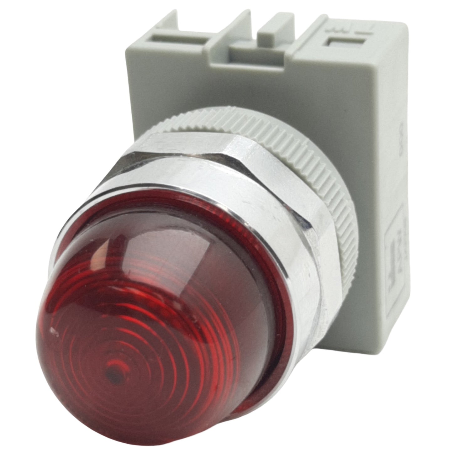 Used IDEC APW299DR120V Red Pilot Light ø22mm Size, 120VAC Lamp, Dome Shape Lens