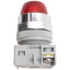 Used IDEC APW299DR120V Red Pilot Light ø22mm Size, 120VAC Lamp, Dome Shape Lens