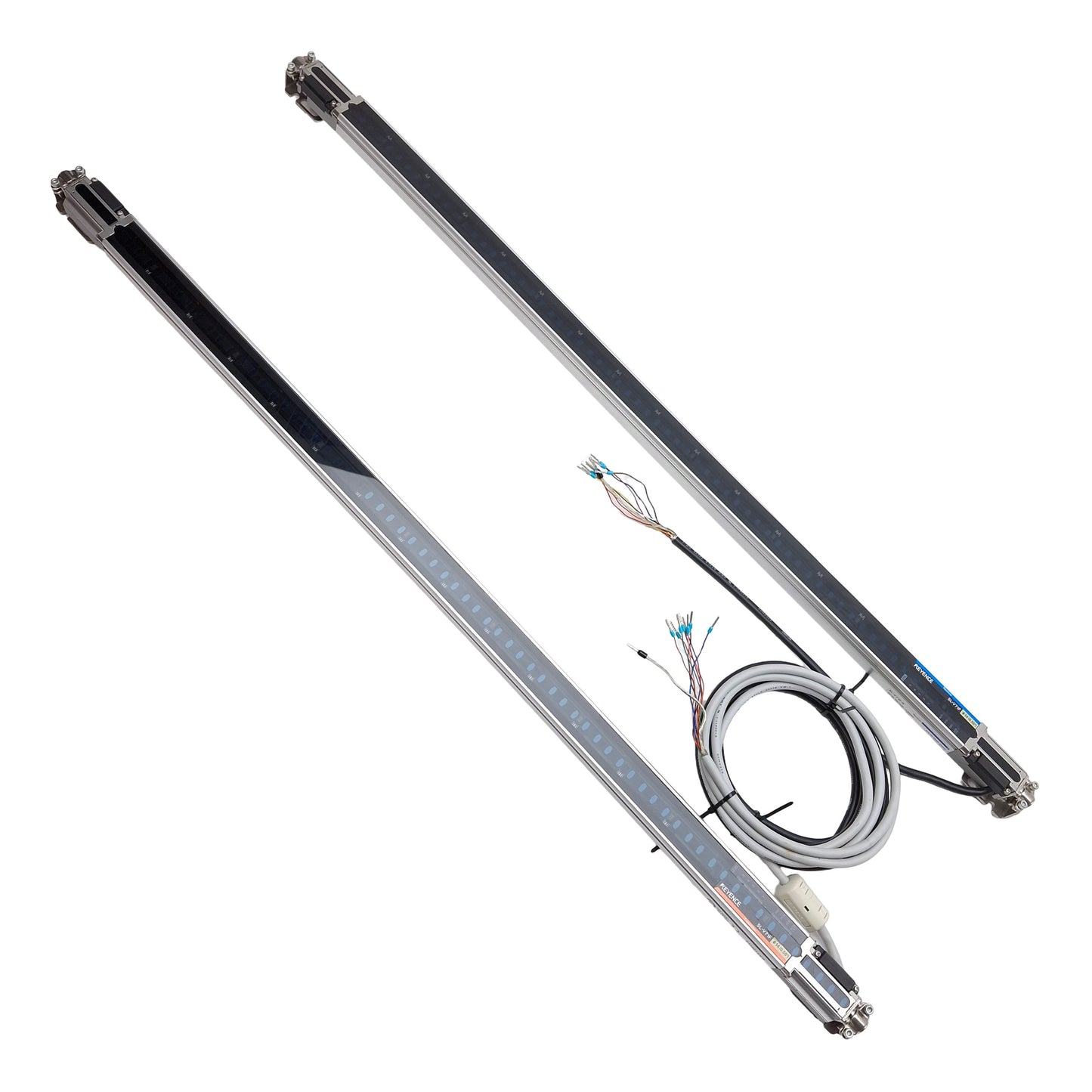 Used Keyence SL-V71F Safety Light Curtain Transmitter & Receiver, ø14mm, 710mm, 24VDC