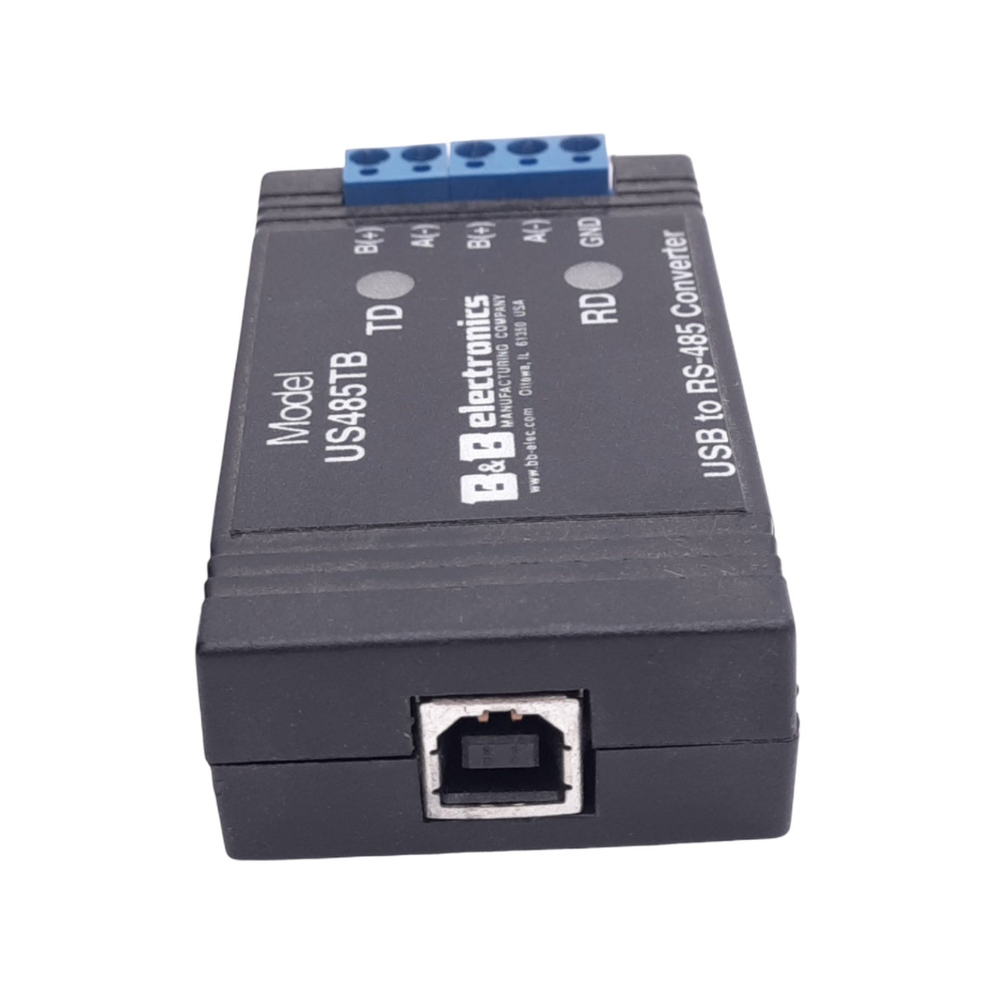 New – Open box B&B Electronics US485TB USB to RS-485 Converter, USB-B to 4-Wire Screw Terminals