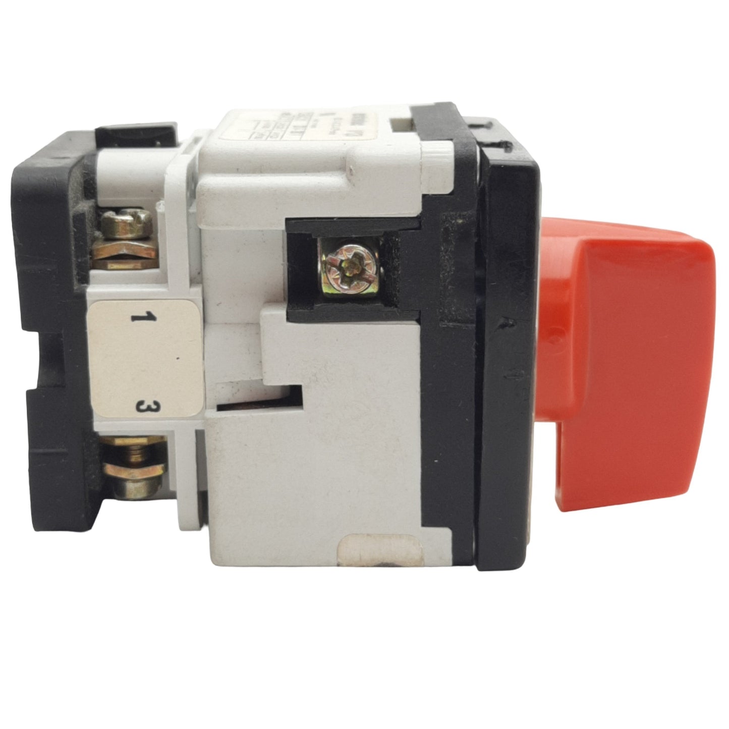 Used Entrelec VY20 2-Position Rotary Cam Switch 600VAC 3-Phase, 20A, 1 Stage