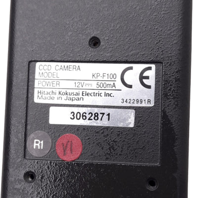 New Hitachi KP-F100 CCD Camera, 2/3" CCD, 1392x1040, 60fps Max, 12VDC, C-Mount