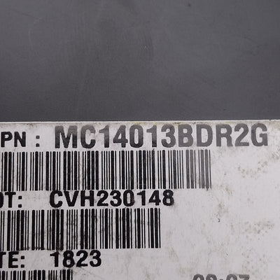 New Lot of 150 Onsemi MC14013BDR2G Dual Type D Flip-Flop, 2-Element 1-Bit, Pos Edge