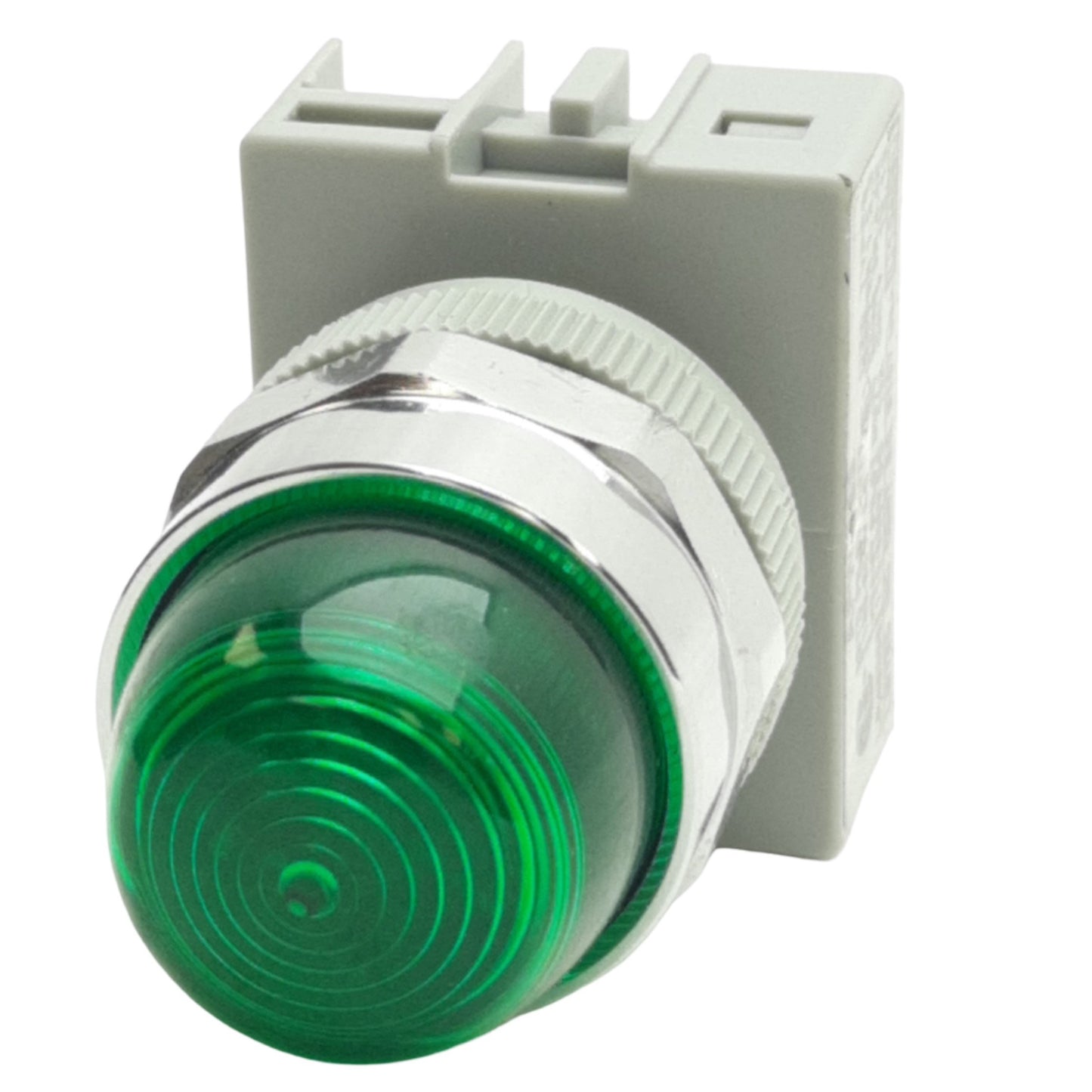 Used IDEC APW299D-G-24V Green Pilot Light ø22mm, 24VAC/DC Lamp, Dome Shape Lens