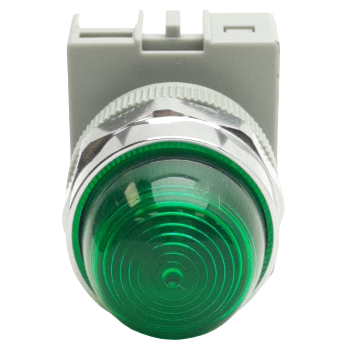 Used IDEC APW299D-G-24V Green Pilot Light ø22mm, 24VAC/DC Lamp, Dome Shape Lens