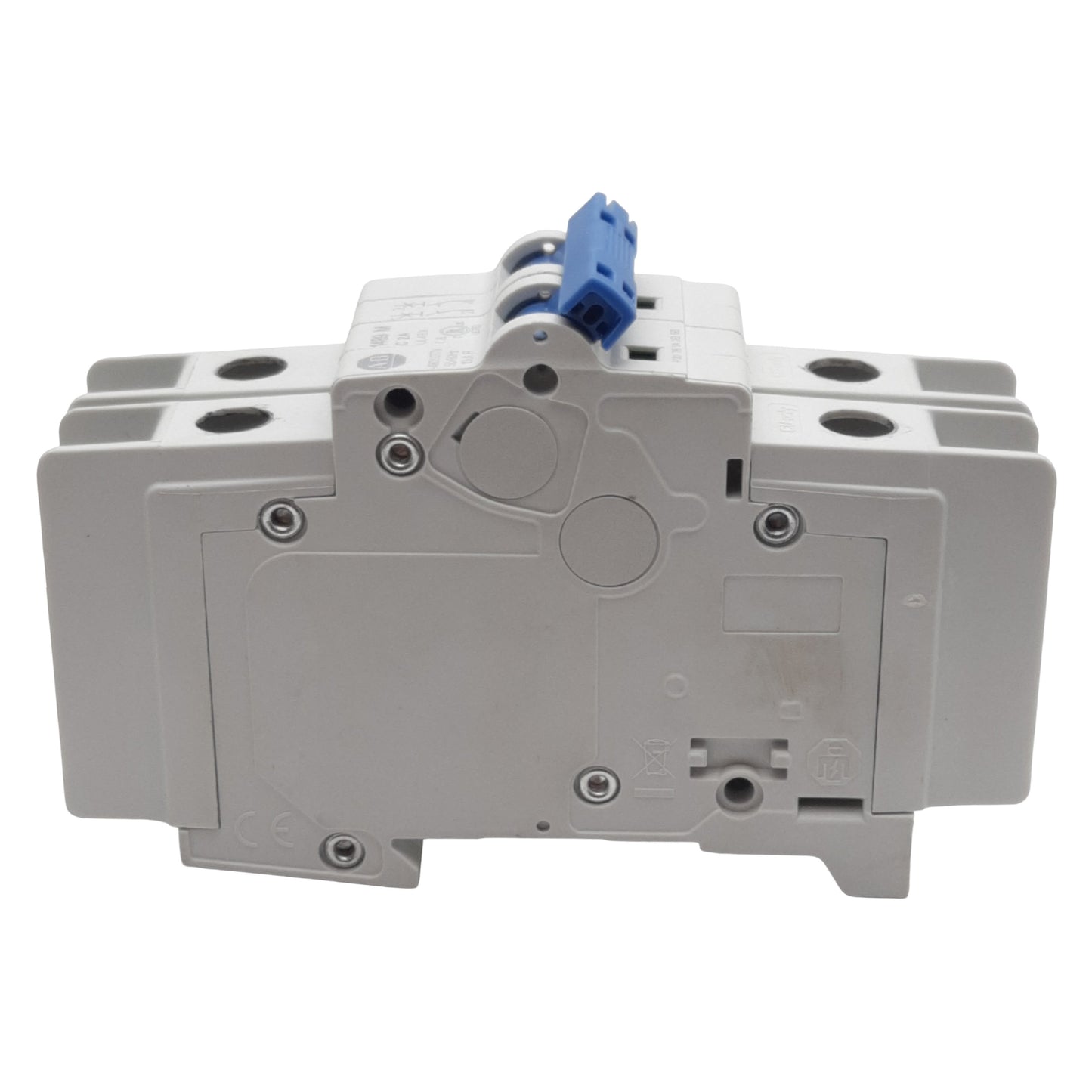 Used Allen Bradley 1489-M2C020 Circuit Breaker, 2-Poles, 2A 400VAC, DIN Rail