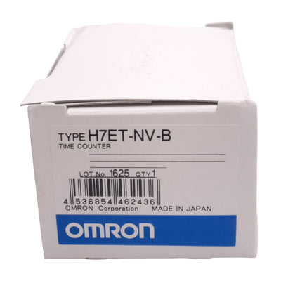 New Omron H7ET-NV-B Timer Counter Module, 7-Digit, PNP/NPN Input, 24VDC, LCD Display