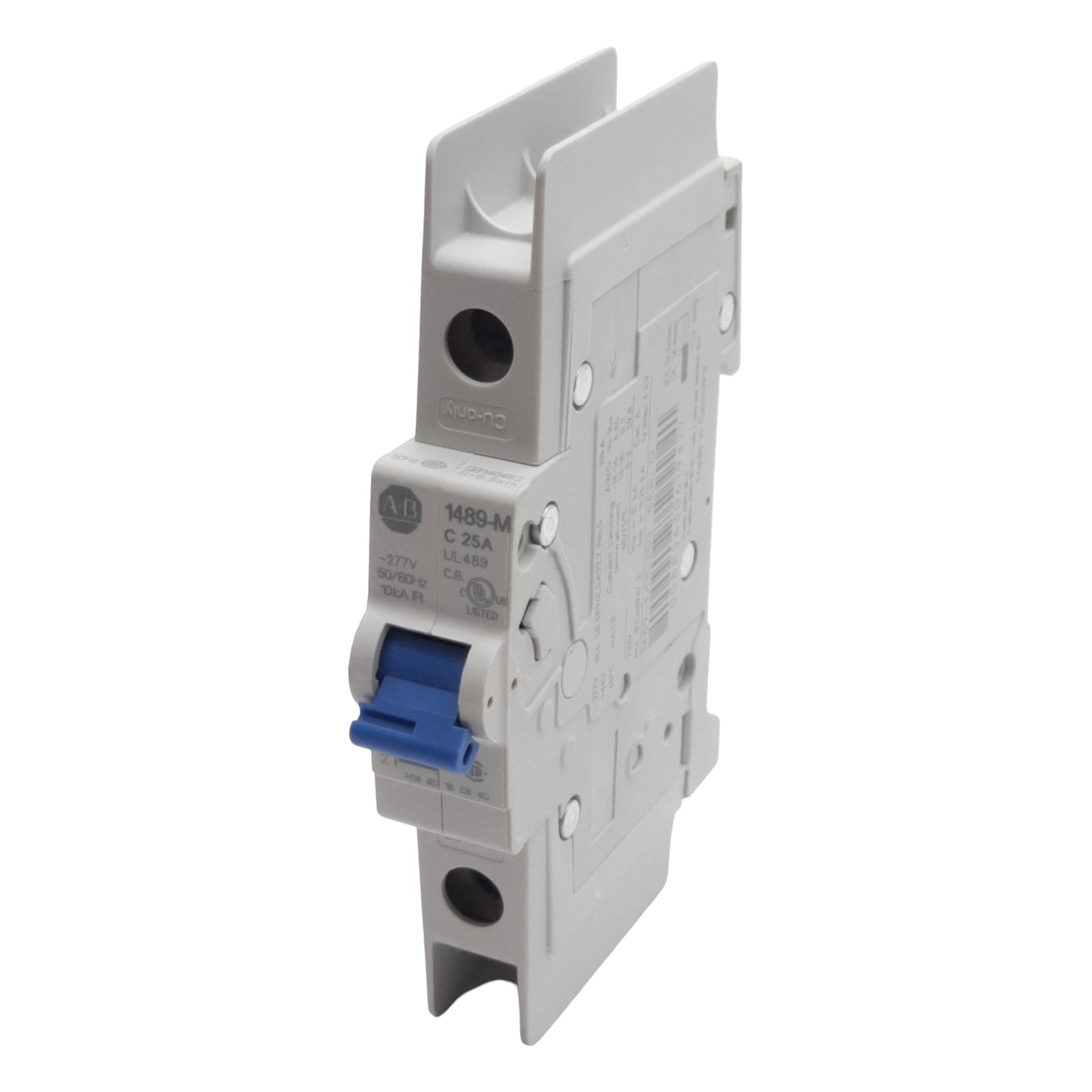 Used Allen Bradley 1489-M1C250 Circuit Breaker, 1-Pole, 25A 230VAC, DIN Rail