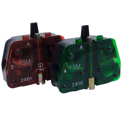 Used Allen Bradley 800ES-MT4 Emergency Stop Button, 1NO-1NC, ø40mm, 10A 600V AC/DC