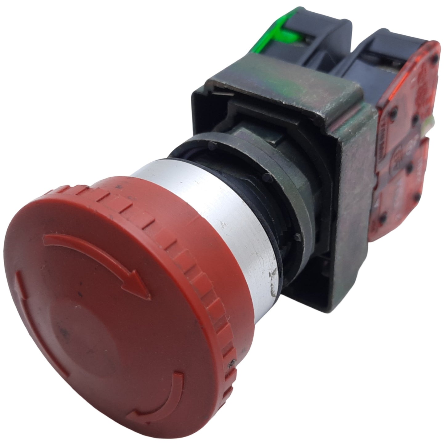 Used Allen Bradley 800ES-MT4 Emergency Stop Button, 1NO-1NC, ø40mm, 10A 600V AC/DC