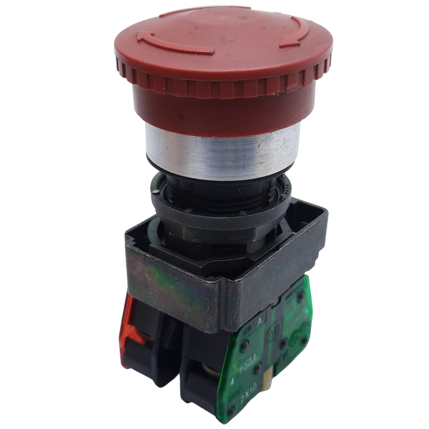 Used Allen Bradley 800ES-MT4 Emergency Stop Button, 1NO-1NC, ø40mm, 10A 600V AC/DC