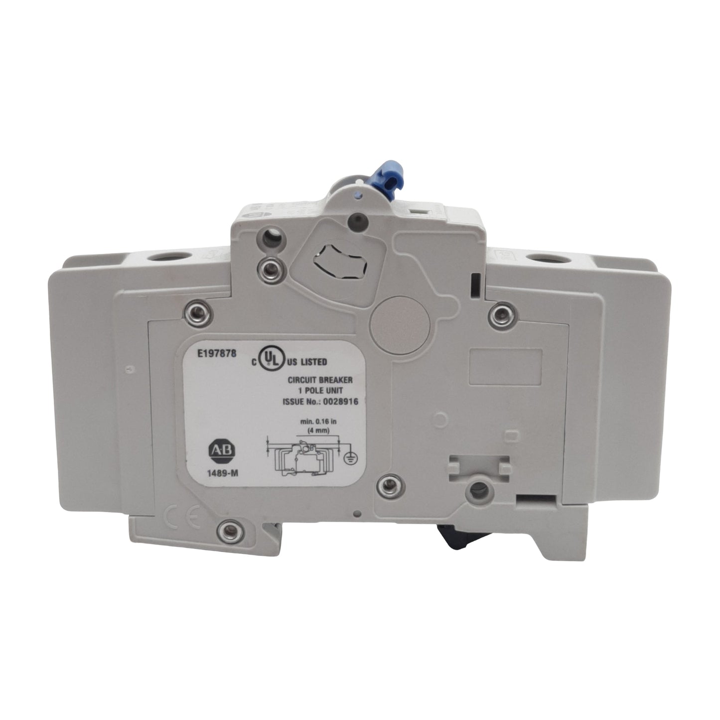 Used Allen Bradley 1489-M1C300 Circuit Breaker, 1-Pole, 30A 277VAC/48VDC, DIN Rail