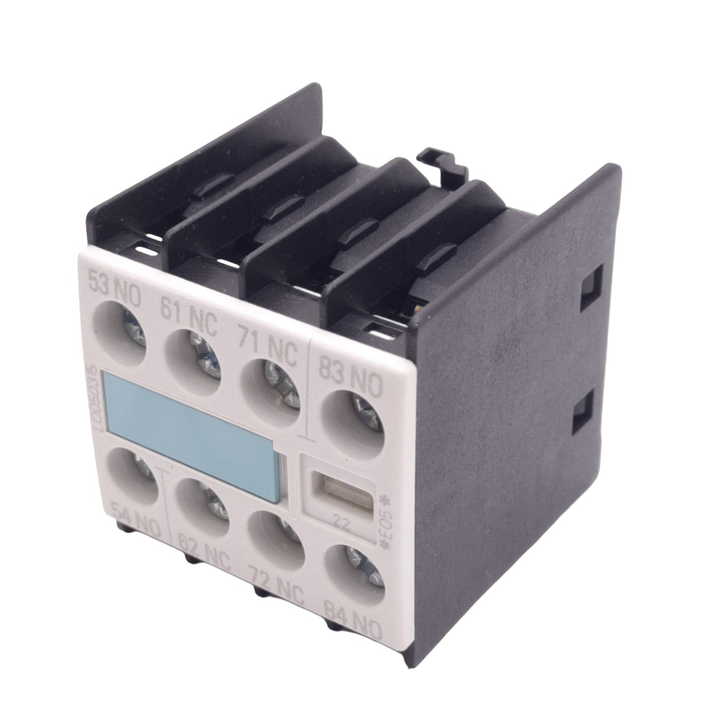 New Siemens 3RH1911-1FA22 Auxiliary Contact Block, 2NO 2NC, 690VAC 10A Max