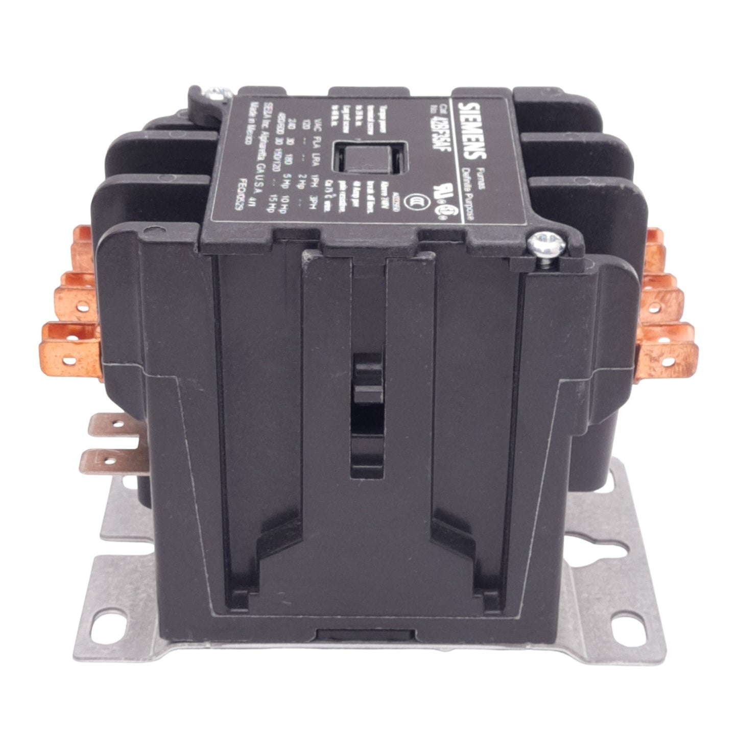 New Siemens 42BF35AF Definite Purpose Contactor, 3NO, 600VAC 30A Max, 120VAC Coil