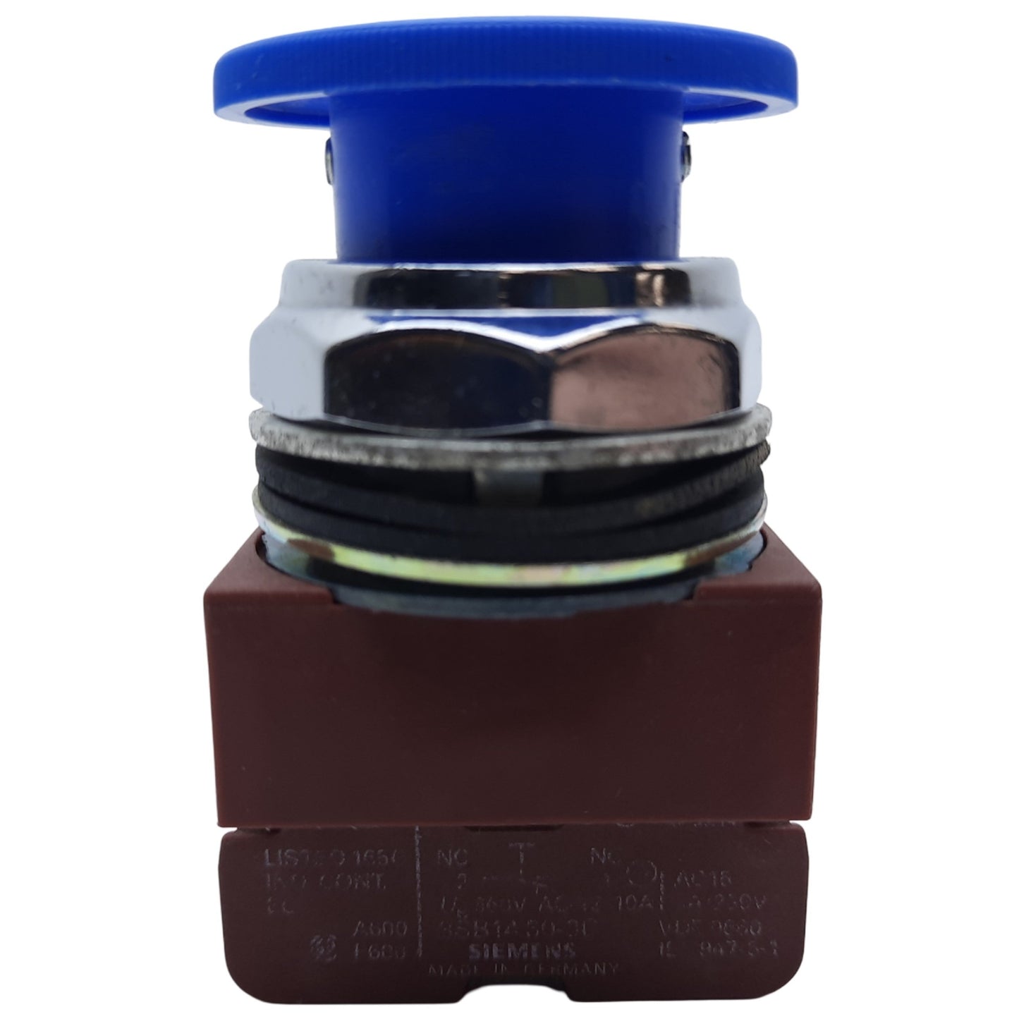 Used Siemens 3SB14 30-0C Push-Pull Button Maintained, ø40mm, 1NC, 10A 660V AC