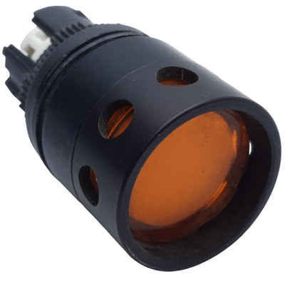 Used Allen Bradley 800EP-LG5 Guarded Push Button Operator, Amber, Momentary, ø22.5mm