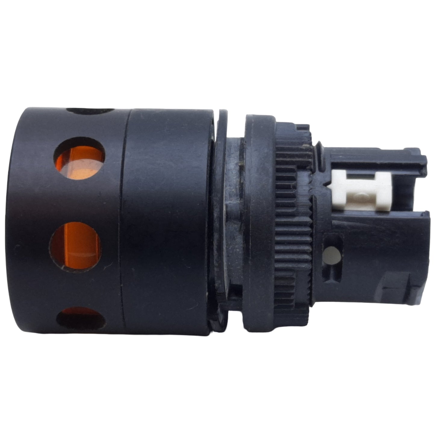 Used Allen Bradley 800EP-LG5 Guarded Push Button Operator, Amber, Momentary, ø22.5mm