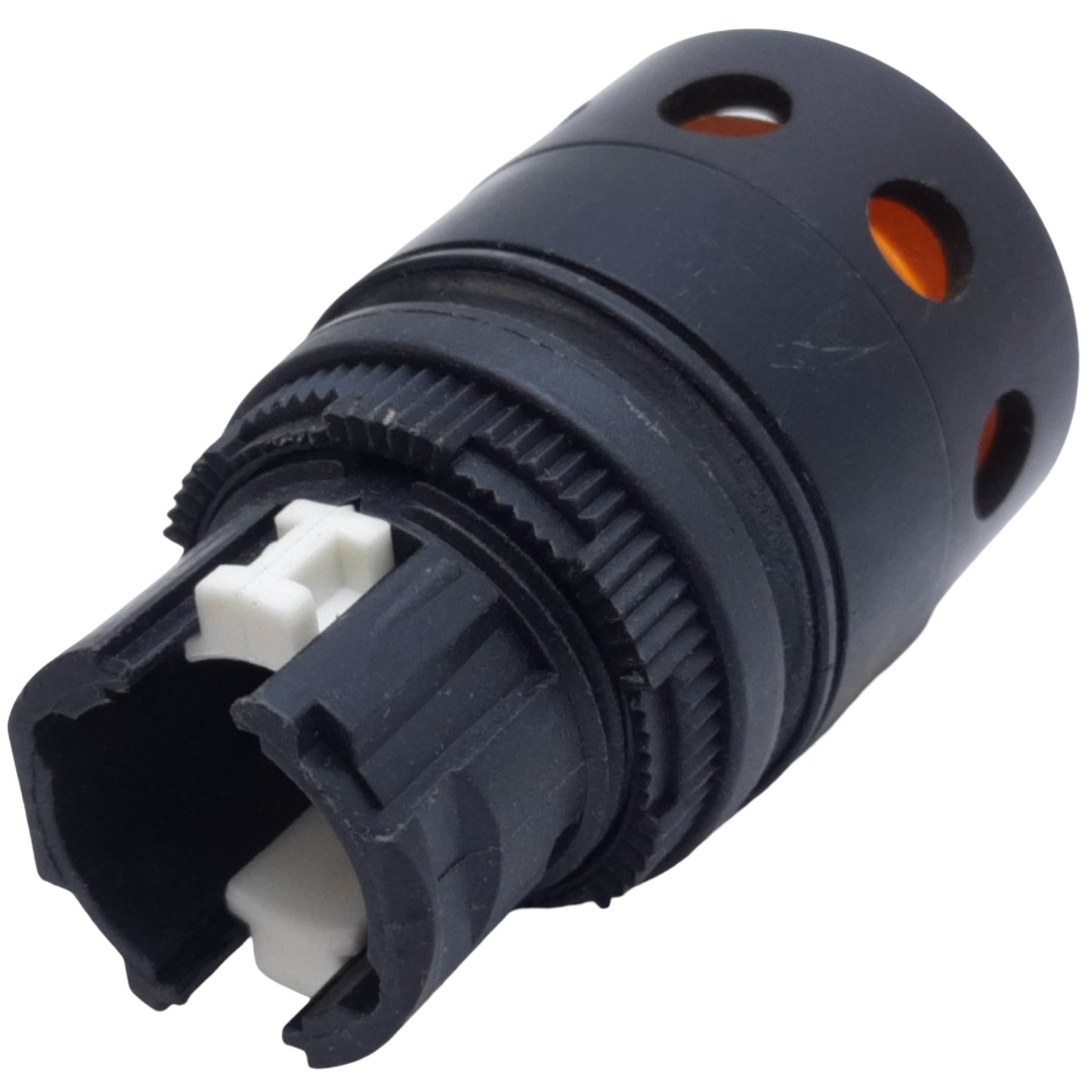 Used Allen Bradley 800EP-LG5 Guarded Push Button Operator, Amber, Momentary, ø22.5mm