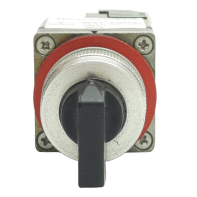 Used Allen Bradley 800MR-JX2KA 3-Position Maintained Selector Switch, ø22mm, 1NO+1NC