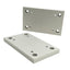 Used Lot of 2 Swivel Caster Mounting/Adapter Plate, for 2-7/8in x 1-1/4in Mount