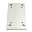 Used Lot of 2 Swivel Caster Mounting/Adapter Plate, for 2-7/8in x 1-1/4in Mount