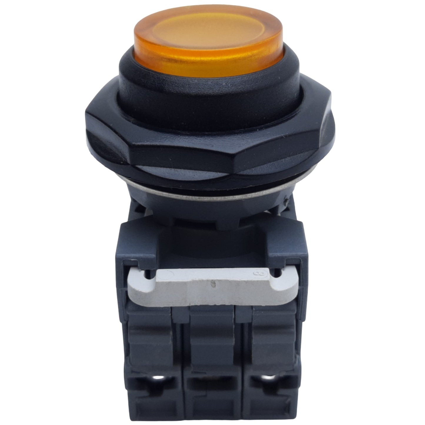 Used ABB MCBH-201 Momentary Push Button, Extended Illuminated, 2NO, ø22mm, 6A 120V AC