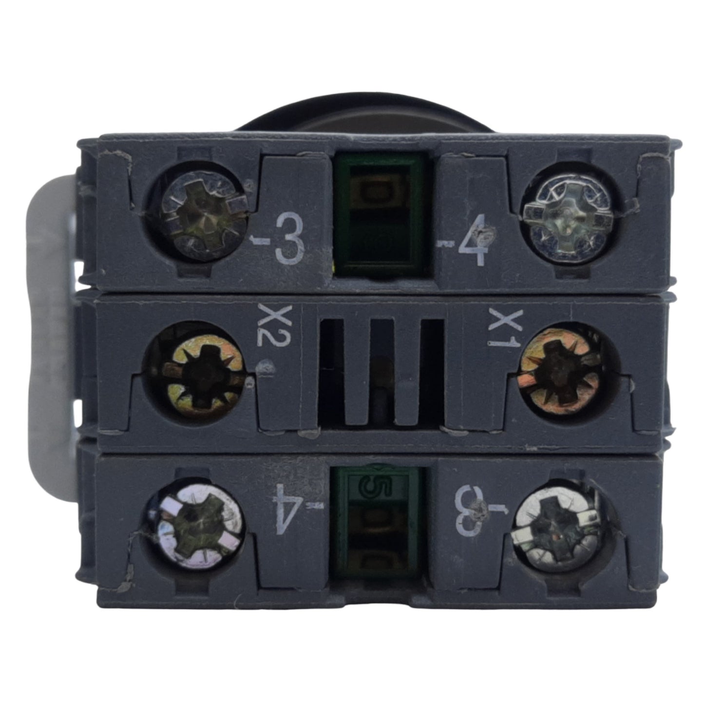 Used ABB MCBH-201 Momentary Push Button, Extended Illuminated, 2NO, ø22mm, 6A 120V AC