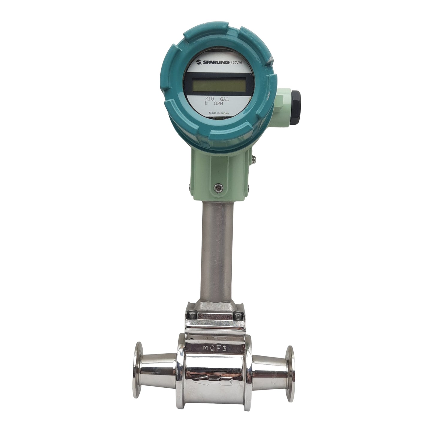 New Sparling VXS1025N51L1116 EX-DELTA Flowmeter 12-45VDC, 88gpm, 50psi, 10gal, 1" TC