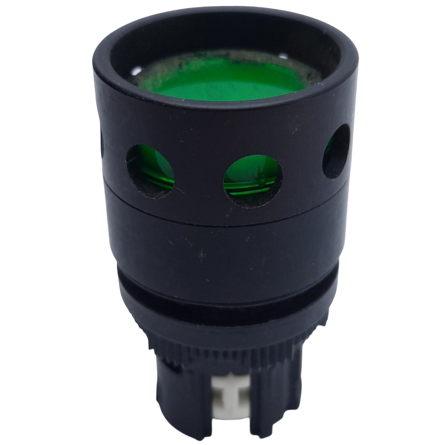 Used Allen Bradley 800EP-LG3 Guarded Push Button Operator, Green, Momentary, ø22.5mm