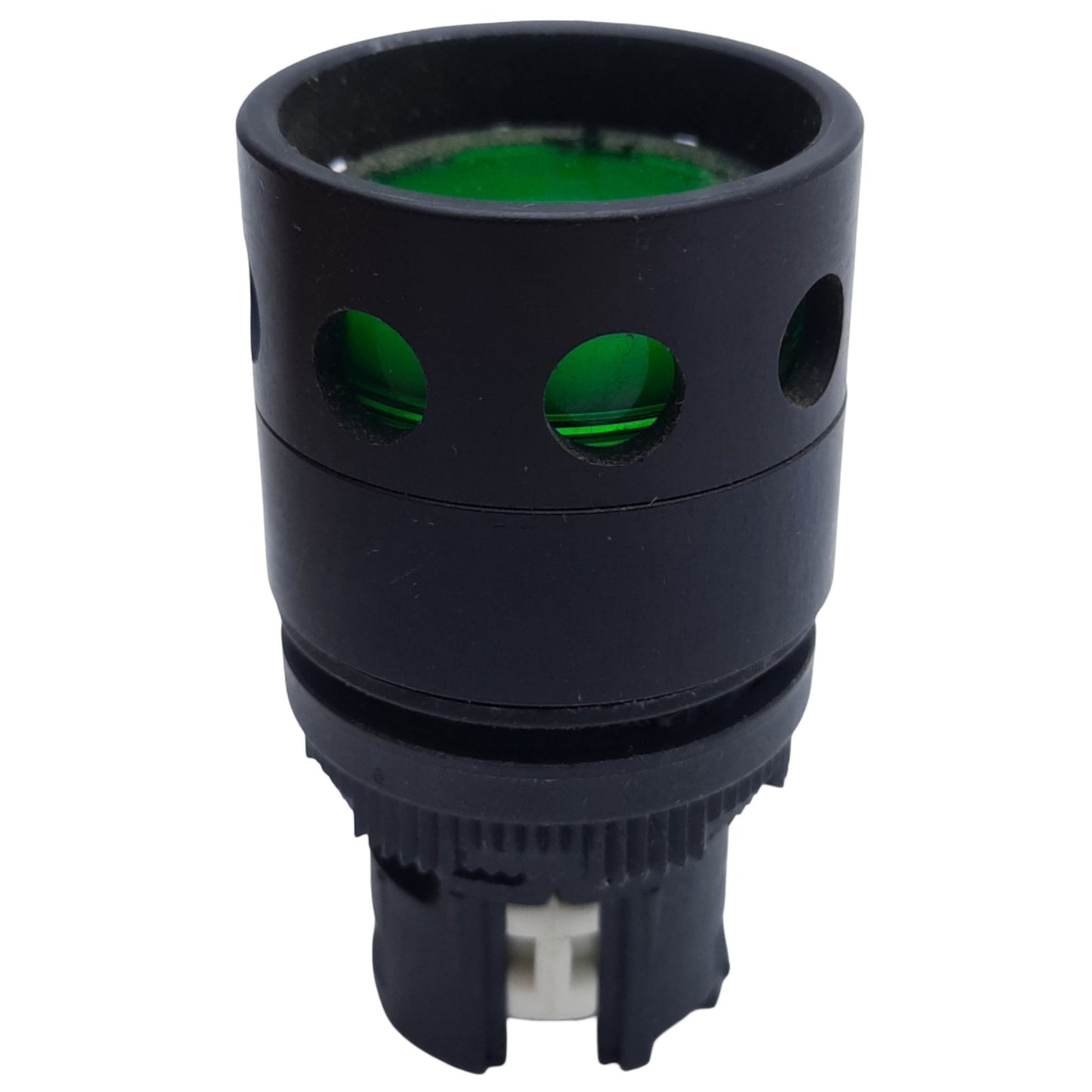 Used Allen Bradley 800EP-LG3 Guarded Push Button Operator, Green, Momentary, ø22.5mm