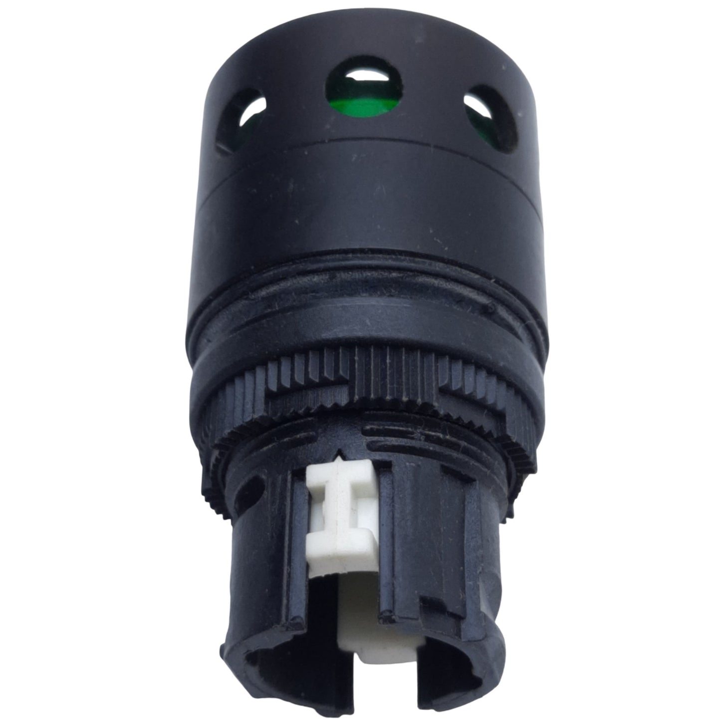 Used Allen Bradley 800EP-LG3 Guarded Push Button Operator, Green, Momentary, ø22.5mm