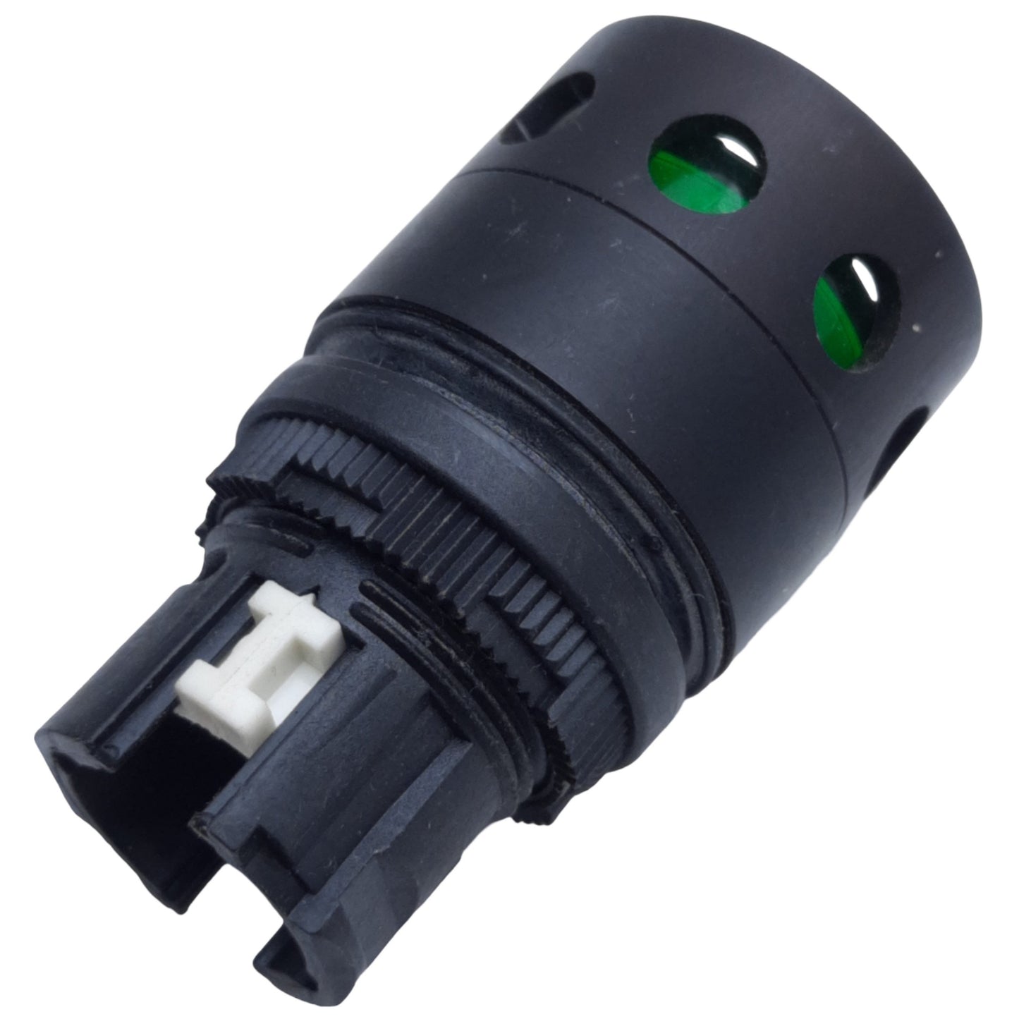 Used Allen Bradley 800EP-LG3 Guarded Push Button Operator, Green, Momentary, ø22.5mm