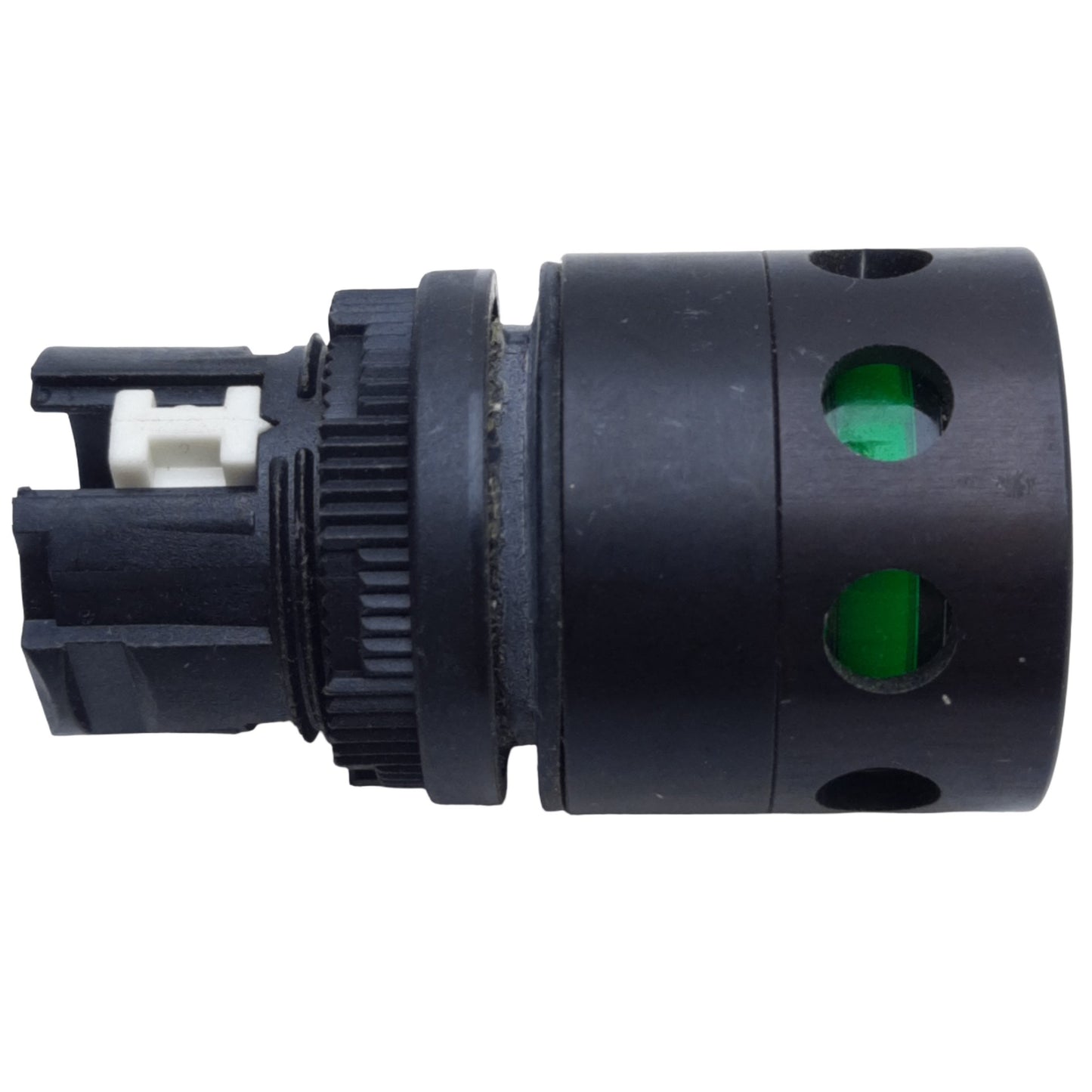 Used Allen Bradley 800EP-LG3 Guarded Push Button Operator, Green, Momentary, ø22.5mm