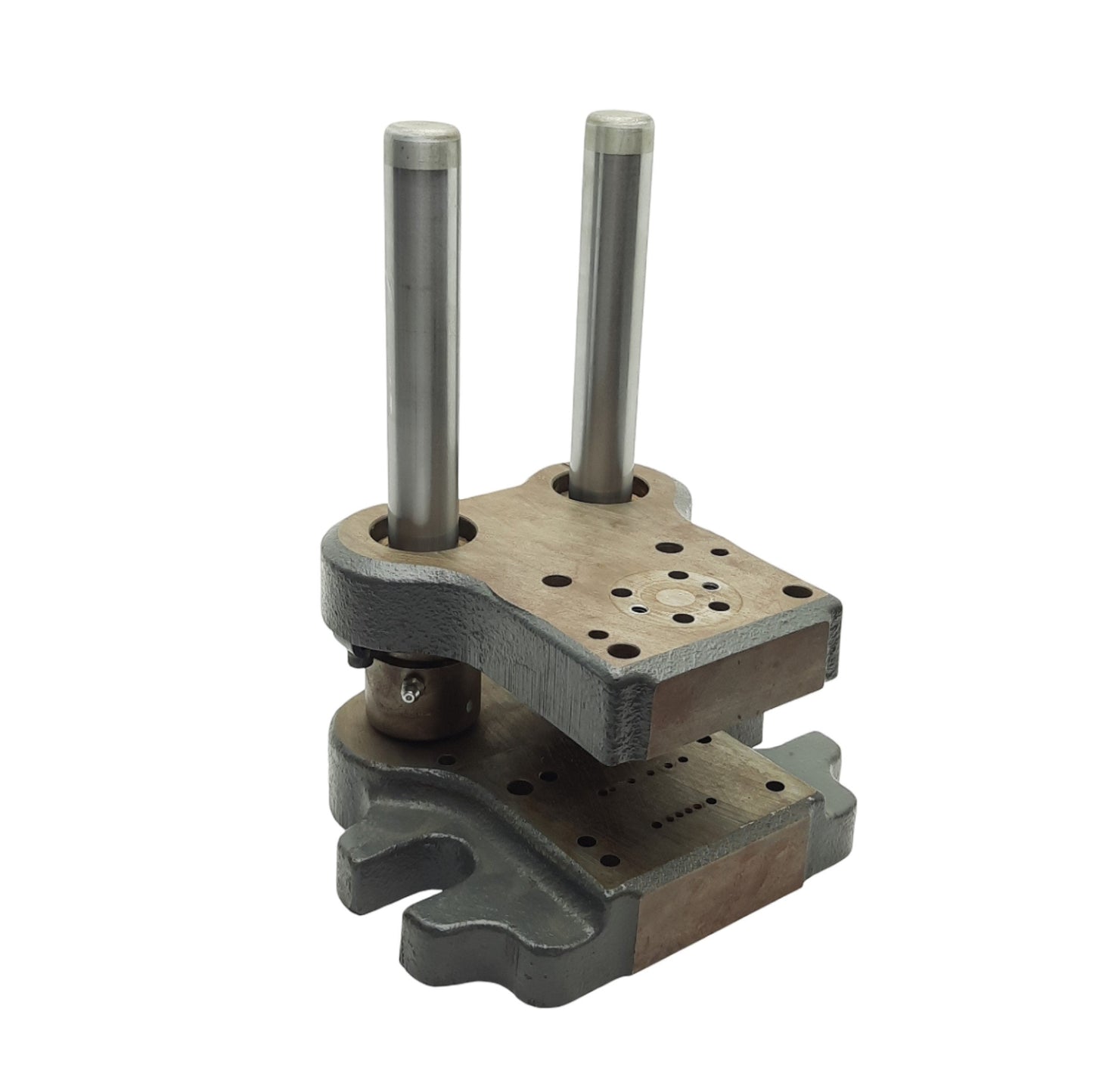 Used Die Shoe Tooling Set, Two Post & Two Shoe, 4in x 3.5in Shoe, ø1in Posts