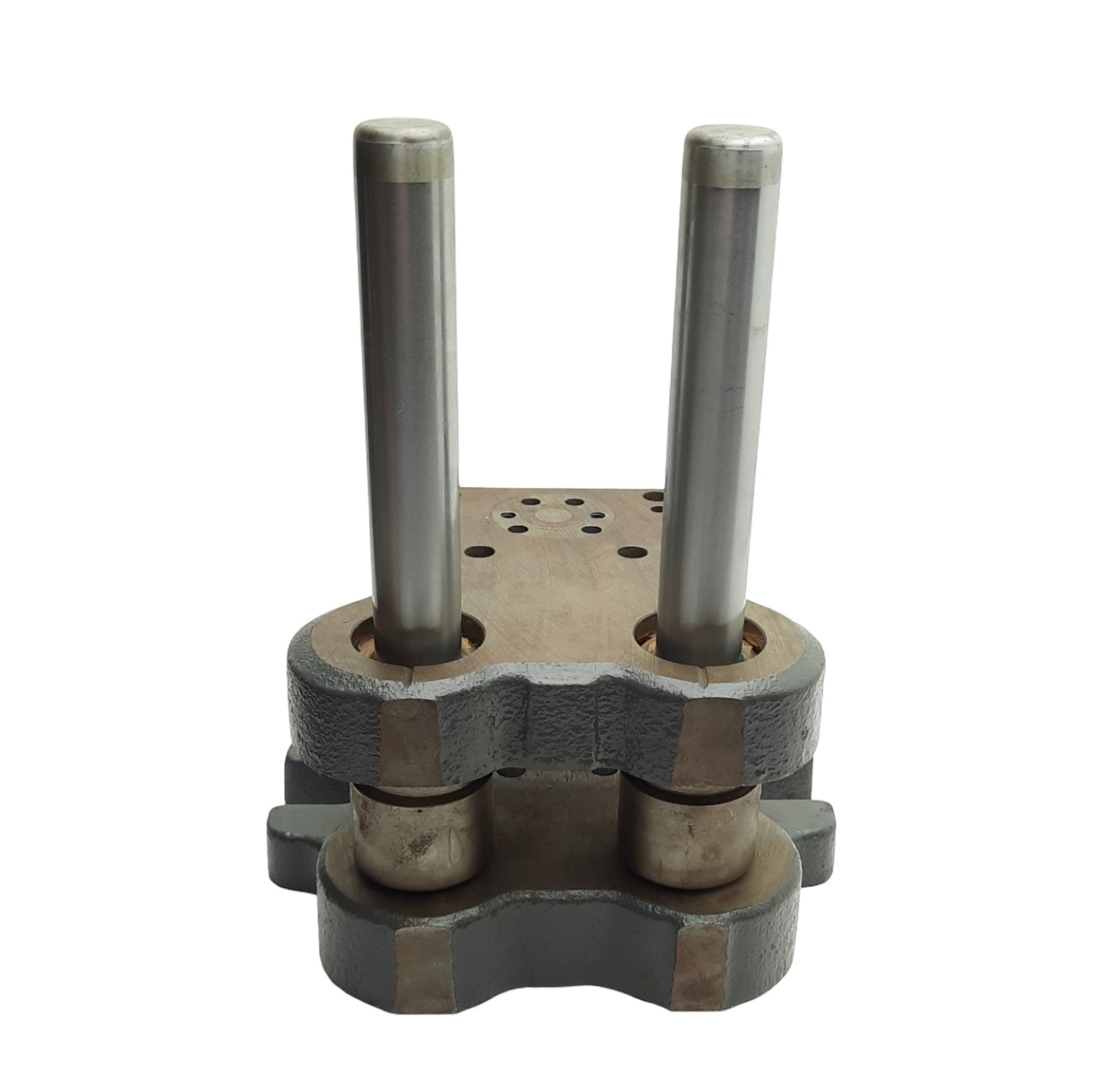 Used Die Shoe Tooling Set, Two Post & Two Shoe, 4in x 3.5in Shoe, ø1in Posts