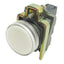 Used Schneider Electric XB4BVB1 White Pilot Light, ø22mm Size, 24VAC/DC Lamp