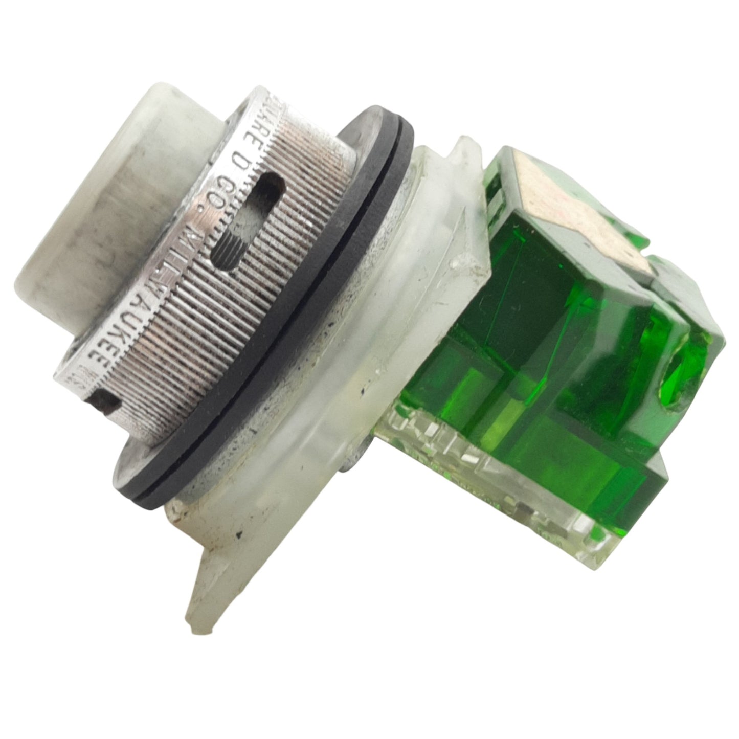 Used Schneider Electric 9001KR3GH5 Green Momentary Push Button ø30mm, 1NO, 600VAC 10A